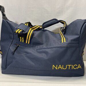 [New without Tags] Nautica Duffel Bag, Blue & Yellow | Good for traveling